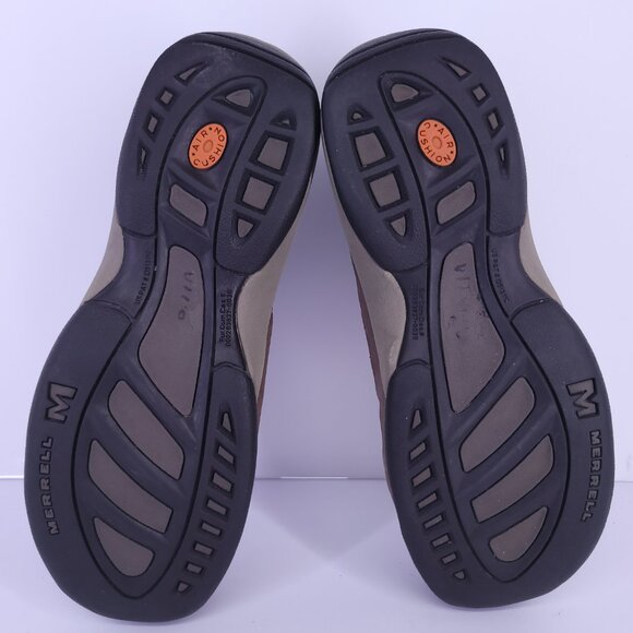 Merrell Primo Moc II Coffee Brown Nubuck Leather Womens Slip-On Comfort Size 7.5 - Picture 9 of 15